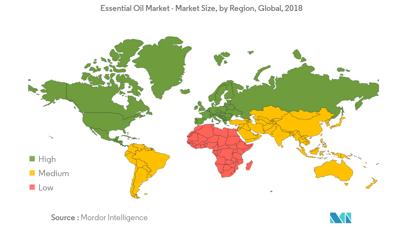 Essential Oil Market Growth by Region