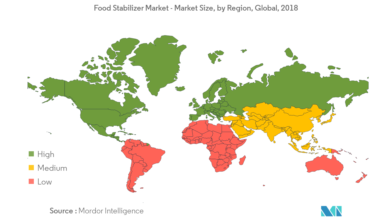 food stabilizer market Growth by Region